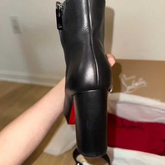 Christian Louboutin black Birgitta 100 calf - Picture 14 of 16